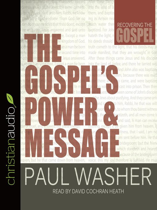 Title details for Gospel's Power and Message by Paul Washer - Available